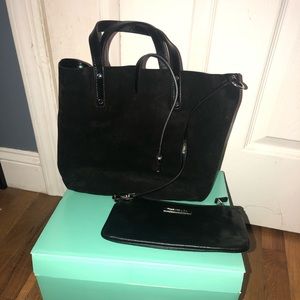 Tiffany & Co. Velour Handbag and Wristlet